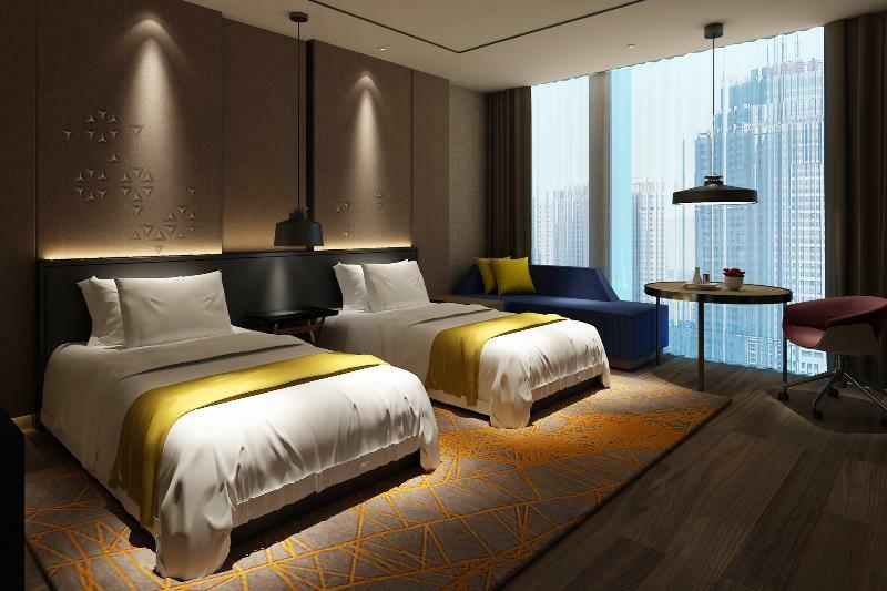 Grand Skylight International Hotel Haoyue Shenzhen Baoan Int'L Exhibition Center Exterior foto
